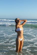 CARLA Bralette Bikini Top in Milk