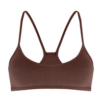 Bralette à dos nageur Franca en chocolat