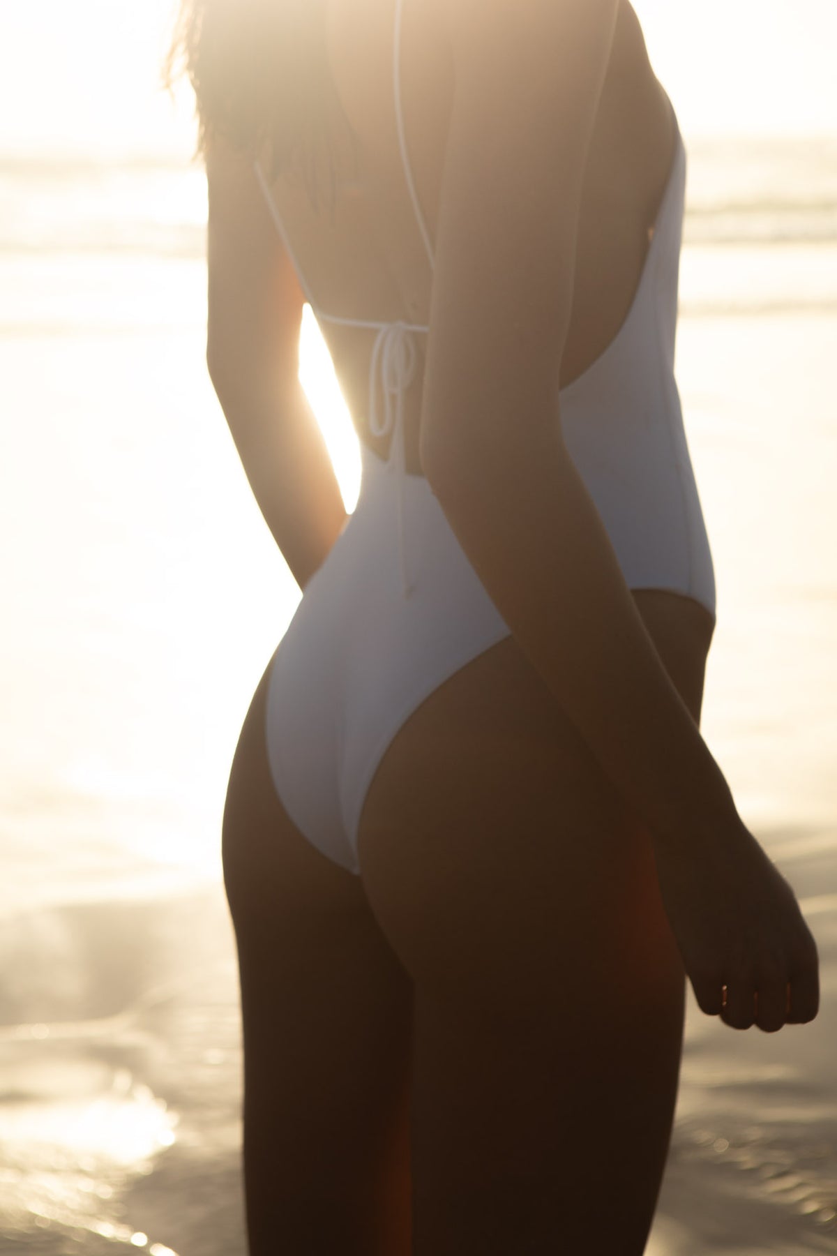 Maillot de bain une pièce LETO couleur lait
