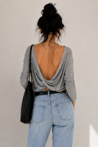 AMALFI Twist Top Gris - Vente d'usine