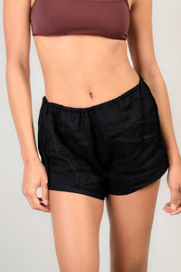 AMMOS Drawstring Shorts in Black