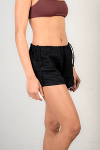 AMMOS Drawstring Shorts in Black