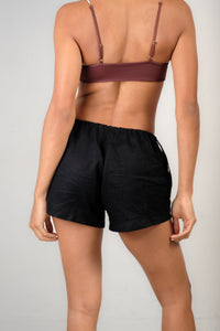 AMMOS Drawstring Shorts in Black