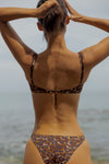 Reggiseno bikini bralette CARLA in leopardo