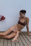 Franca Racer-Back Bralette in Chocolate