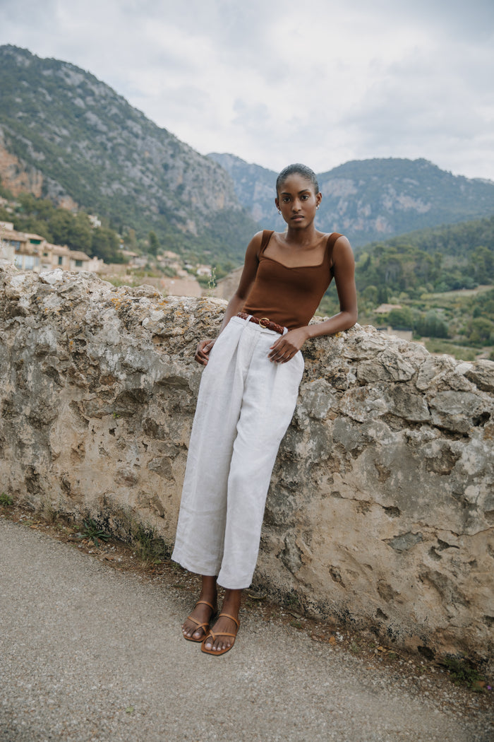 Canotta JACQUES Sweetheart in cioccolato