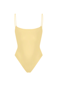 LETO One Piece Swimsuit in Buttermilk