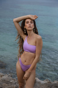 Reggiseno bikini NAYA in lavanda metallizzata