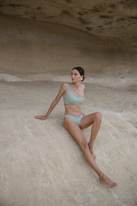 Reggiseno bikini NAYA in muschio metallizzato