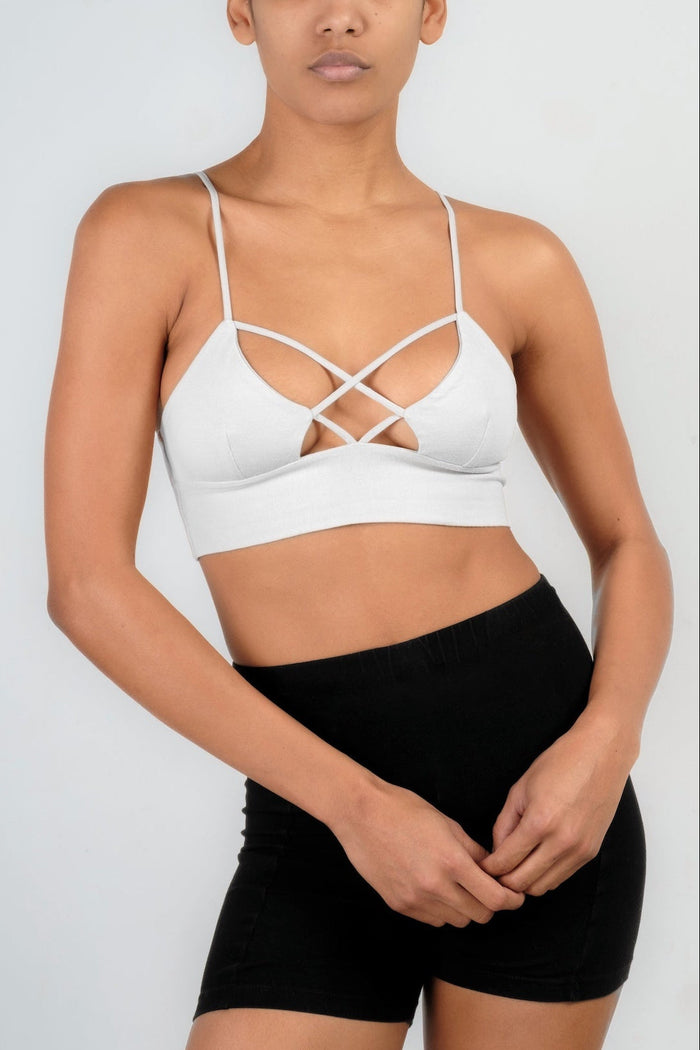 OLYMPIA Bralette in White