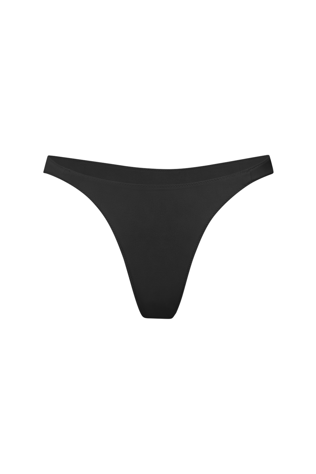 RHEA Wide Side Bikini Bottoms in Black