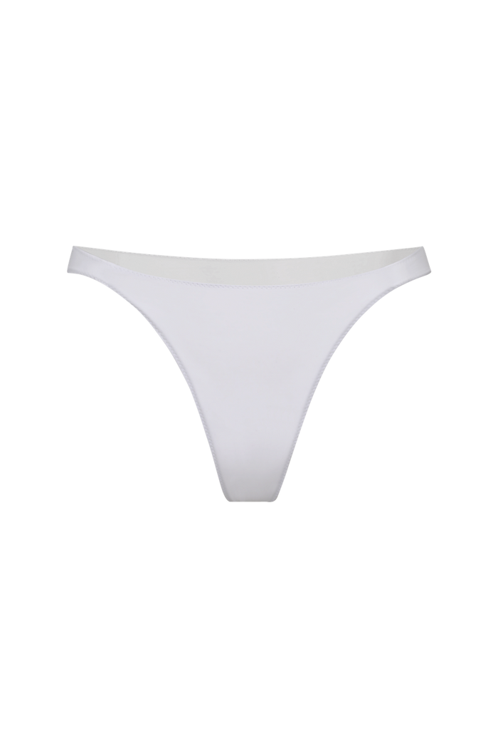 RHEA Wide Side Bikini Bottoms in Milk