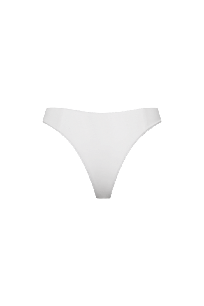 RHEA Wide Side Bikini Bottoms in Milk