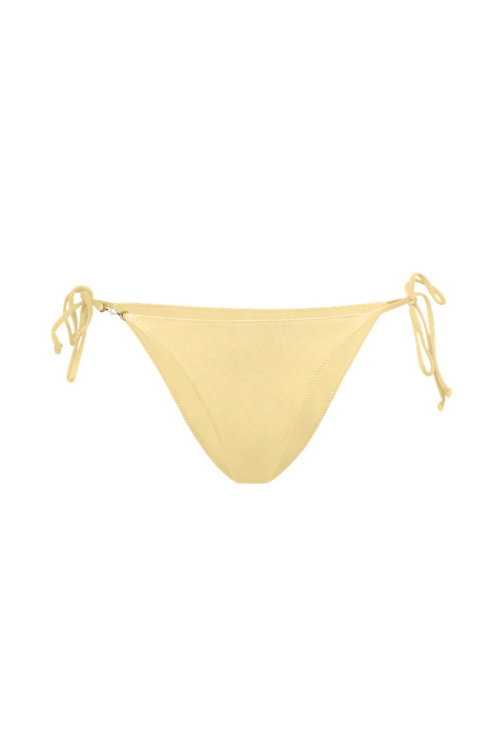 Bas de bikini noué sur les côtés ROSA en babeurre