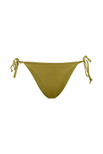 ROSA Tie Side Bikini Bottoms in Chartreuse Green