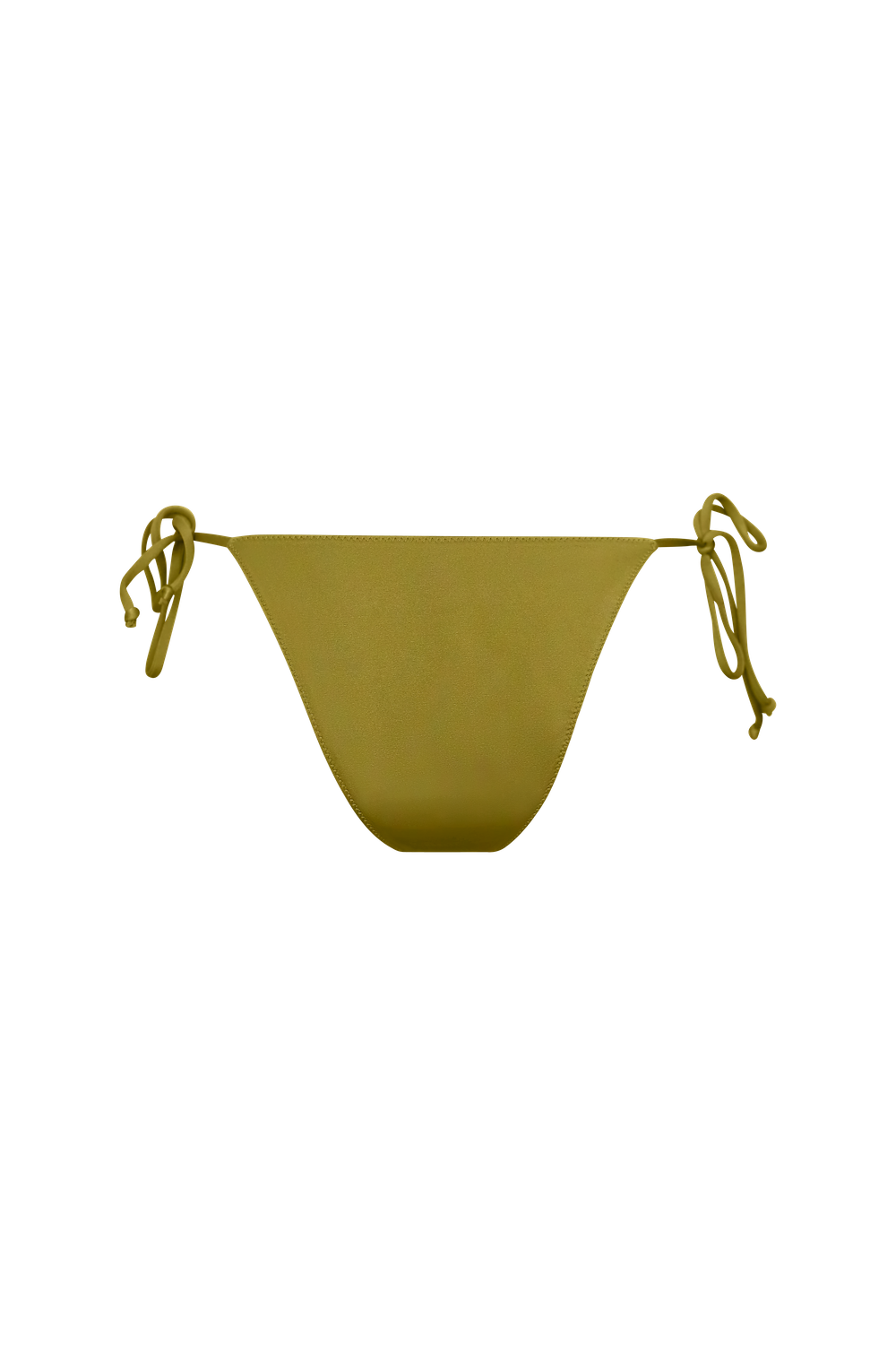 Slip bikini ROSA con lacci laterali in verde chartreuse