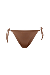 ROSA Tie Side Bikini Bottoms in Jasper Brown