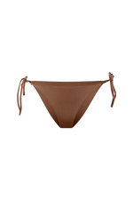 ROSA Tie Side Bikini Bottoms in Jasper Brown