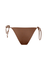 ROSA Tie Side Bikini Bottoms in Jasper Brown