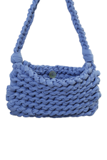 WILLOW Crochet Bag in Balearic Blue