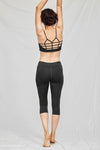 JULIE 3/4 Leggings in Charcoal - Factory Sale