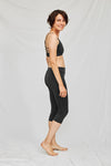 JULIE 3/4 Leggings in Charcoal - Factory Sale
