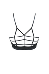 AGAPI Sports Bralette in Charcoal - Factory Sale