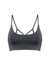 AGAPI Sports Bralette in Charcoal - Factory Sale