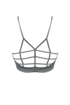 AGAPI Sports Bralette in Smoke - Factory Sale