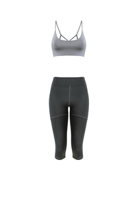 Leggings 3/4 JULIE color carbone - Saldi di fabbrica