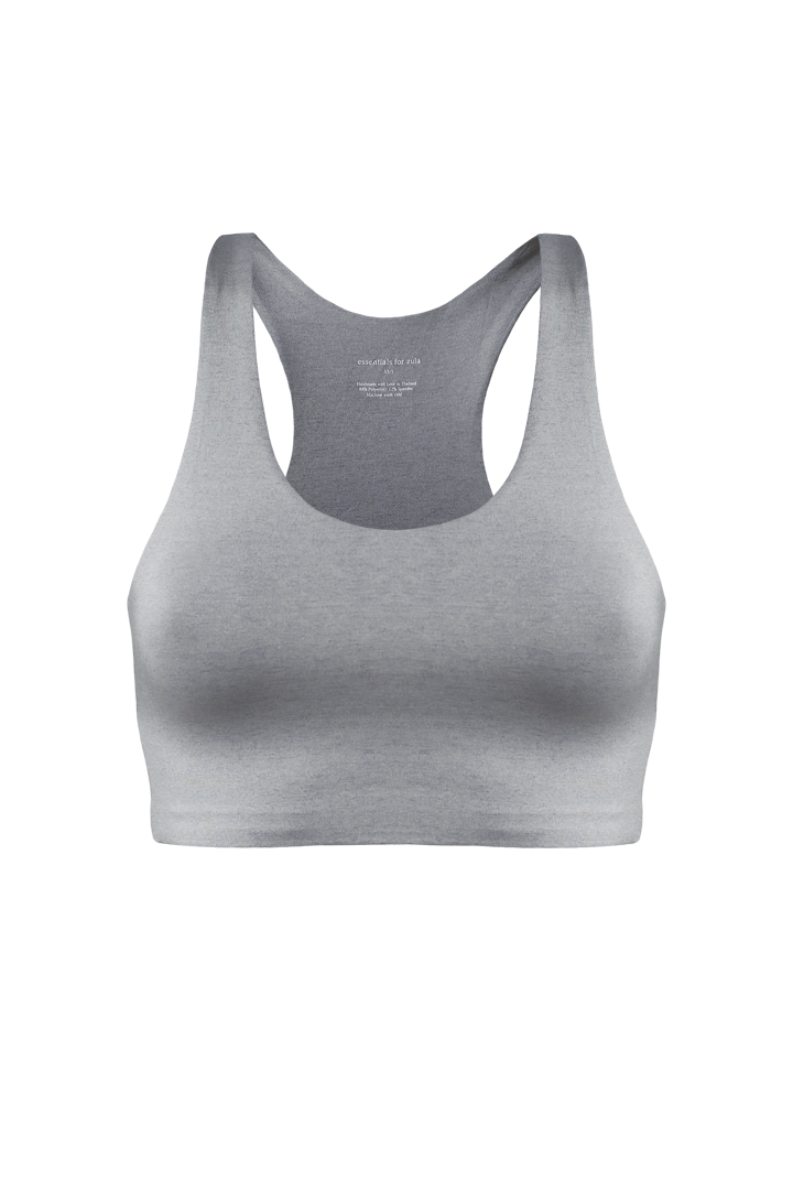 AGNES Cut-Out Bralette in Cloud - Factory Sale