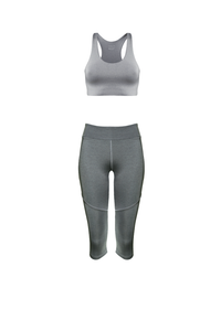 JULIE Legging 3/4 en Fumée