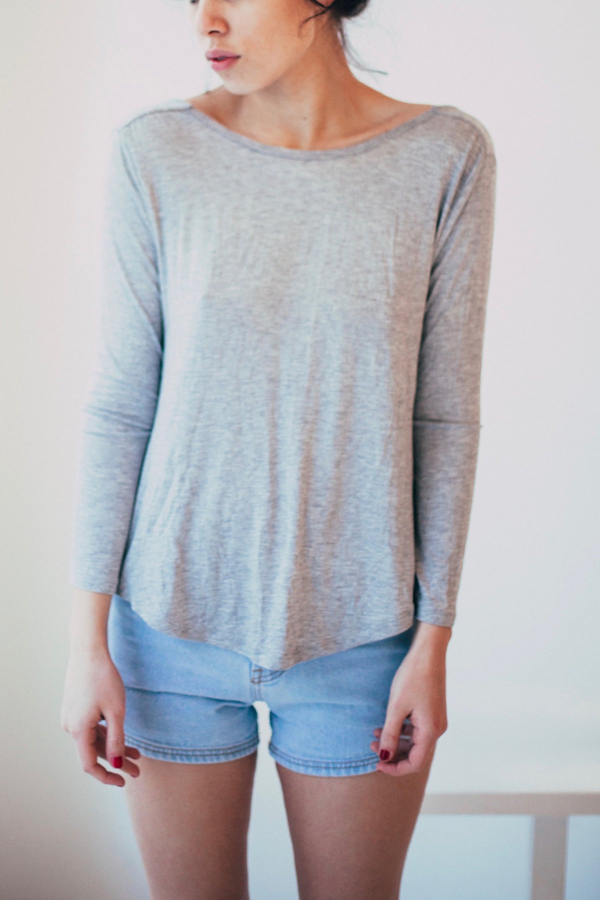 AMALFI Twist Top Gris - Vente d'usine