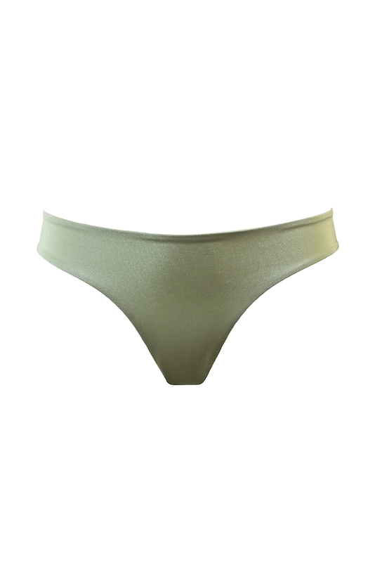 BRAZILIAN Bottoms in Metallic Moss