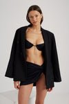 CONSTANZIA Balconette Bikini Top in Black