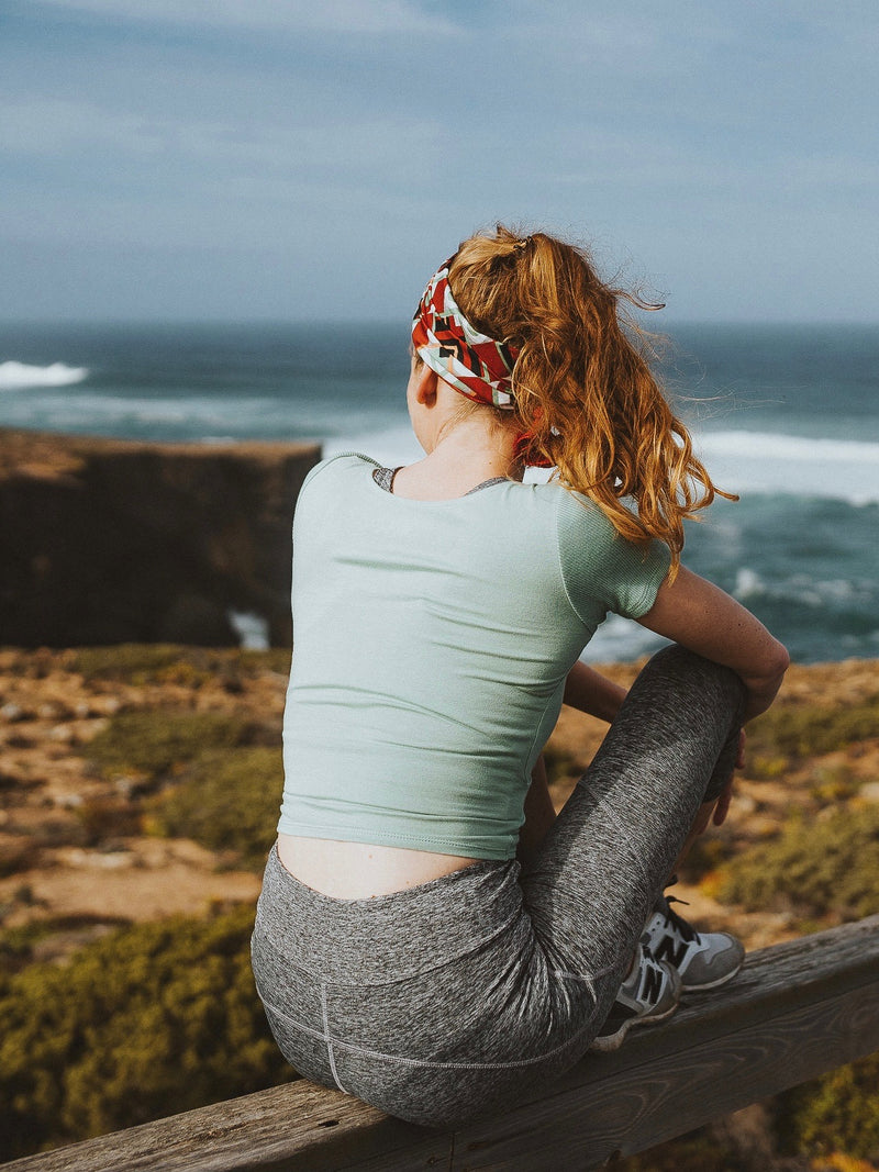 ISABELLE Wrap Top in Mint