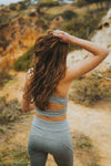 AGNES Cut-Out Bralette in Cloud - Factory Sale