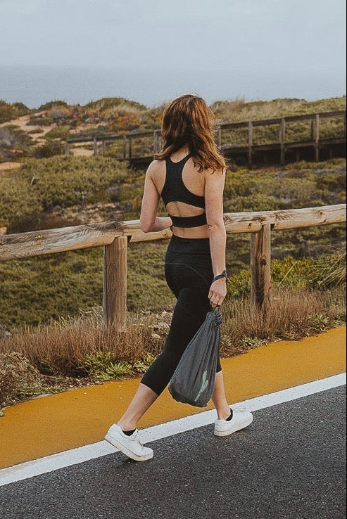 JULIE Legging 3/4 en Charbon
