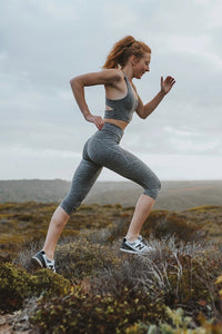 JULIE Legging 3/4 en Fumée
