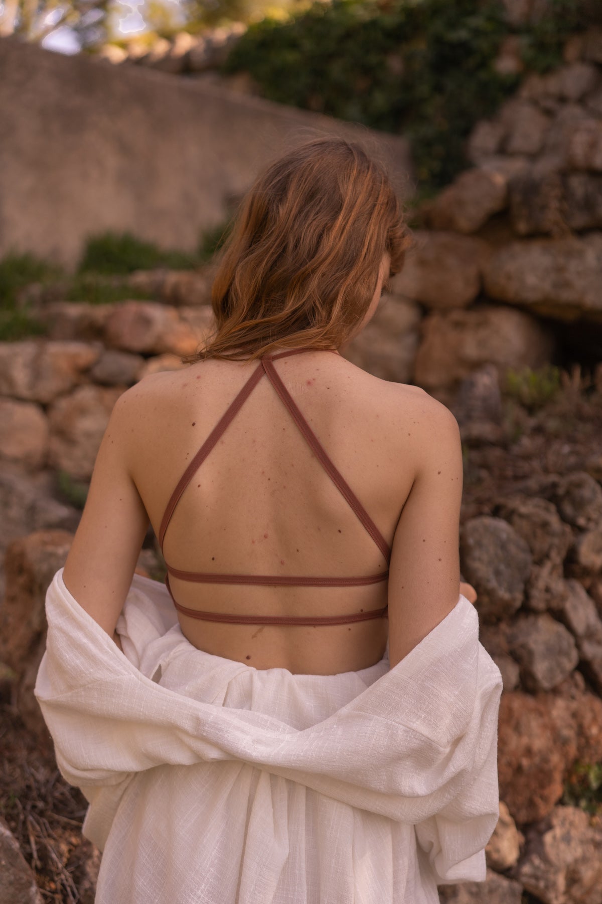 OCTAVIA Bralette in Copper