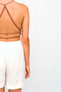 OCTAVIA Bralette in Copper