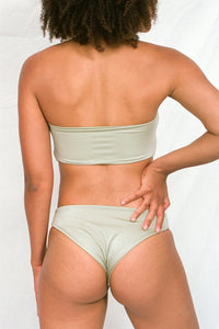 BRAZILIAN Bottoms in Metallic Moss