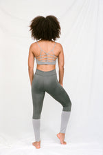 MITSOS Coated Leggings in Cloud & Smoke - Factory Sale