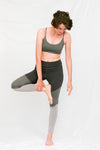 AGAPI Sports Bralette in Smoke - Factory Sale