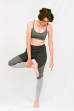 AGAPI Sports Bralette in Smoke - Factory Sale