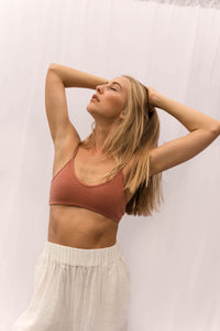 FRANCA Racerback Bralette in Copper