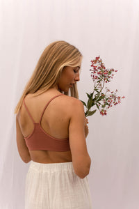 FRANCA Racerback Bralette in Copper