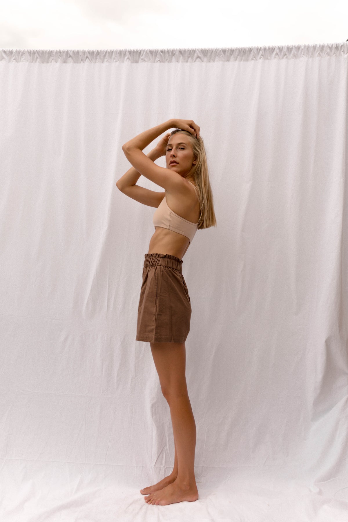 FRANCA Bralette con schiena scoperta in colore écru