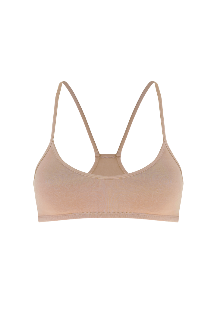 FRANCA Bralette con schiena scoperta in colore écru