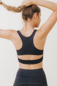 Reggiseno a triangolo AGNES color carbone